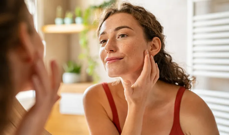 Blog Retinol Girl Looking at M