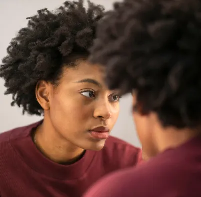 Rosacea Black Skin Card